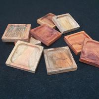 Gambar SN07 Eco Wood saucer RUSTIC ( KW2 ) 8 x 8cm Tempat saus saos sambal kayu dari GILIRATU undefined 1 Tokopedia