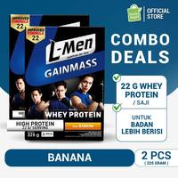 Gambar smansator Twin Pack: L-Men Gain Mass Banana 225gr dari smansator undefined 1 Tokopedia