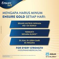 Gambar SILAHKAN PRODUK_ ENSURE GOLD HMB VANILA 380 G - NUTRISI DEWASA RENDAH LAKTOSA dari AresmanSetore undefined 3 Tokopedia