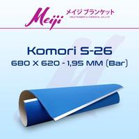 Gambar Blanket Meiji 9810A Komori S-26 : 680 X 620 Alum Bar dari shindystoreid undefined 1 Tokopedia