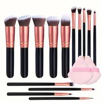 Gambar 14PCS Makeup Brushes Set Professional Foundation Eye Shadow Concealers Blending Blush Brush Kabuki Soft Fluffy Women Beauty Tool dari mmmaryatii undefined 1 Tokopedia