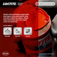 Gambar BERKUALITAS HENKEL LOCTITE 55 TALI PIPA PIPE SEALING CORD 40X160M EN dari viscom part undefined 4 Tokopedia