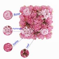 Gambar Hot Sale 6PCS Artificial Flowers Wall Panel 3D Flower Backdrop Faux Roses for dari Careyouandme undefined 2 Tokopedia