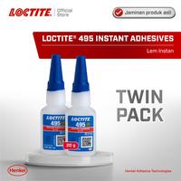 Gambar BERKUALITAS LOCTITE 495 INSTANT ADHESIVES LEM INSTAN SERBAGUNA TWIN PACK dari viscom part undefined 1 Tokopedia
