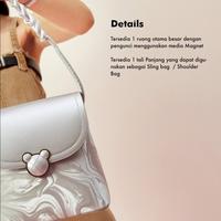 Gambar JIMS HONEY Diana Bag Tas Selempang Wanita Sling Bag Wanita Simple Casual - WHITE dari JIMS HONEY OFFICIAL BANTEN undefined 5 Tokopedia