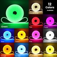 Gambar DC 12V 24V LED Neon Strip Light Neon Sign Waterproof Silicone Rope Lights Flexible Lamp Home Decoration with 2pin Wire 9 Colors dari GELASHIDEUNGG TERKINIIIIII undefined 3 Tokopedia