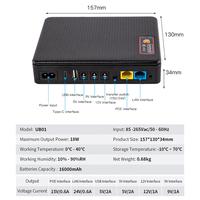 Gambar Super 16000mAh DC UPS Uninterruptible Power Supply Battery Backup 5v 9v 12v Output Power Router Modem Built-in Adapter Power EU dari DASIBODASS TERKINIIIII undefined 4 Tokopedia