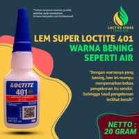 Gambar Spirit!! LEM INSTAN TERKUAT UNTUK BESI PLASTIK KAIN KAYU LOCTITE 401 20GR CLEAR dari KAHIUT DITAKUMG985 undefined 4 Tokopedia