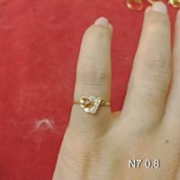 Gambar Cincin No 7 anak dan dewasa emas asli kadar 700 70% 22 1 2 3 satu dua tiga gram permata mickey - 1 dari sellergaruda undefined 5 Tokopedia