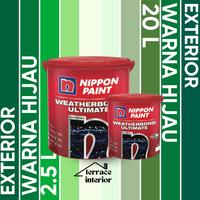 Gambar Cat Tembok Nippon Paint Ultimate Warna Hijau 2.5 L - Glinted White dari Terrace Interior undefined 2 Tokopedia