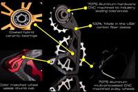 Gambar SLF Motion EVO Speed System 3D Printed Ti OSPW Ultegra 8000 8050 Dura Ace 9100 9150 dari kemaricell undefined 2 Tokopedia
