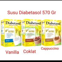 Gambar Inc Ppn- Susu Diabetasol 570 Gr Susu Utk Diabetes Rasa Coklat Vanila Cappuccino Grab/Gosend - 570 Cappuccino dari TokoImpian Company undefined 1 Tokopedia