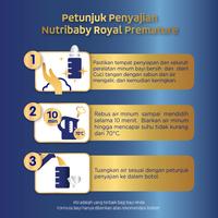 Gambar NUTRIBABY ROYAL PREMATURE 400 GR / SUSU PREMATUR & BBLR / KIMIA FARMA dari Raihana SHOP. undefined 5 Tokopedia