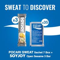 Gambar BUNDLE POCARI SWEAT SACHET 7 BOX + SOYJOY OPEN SESAME 3 BAR BEST SELLER dari Solsticeshop undefined 1 Tokopedia