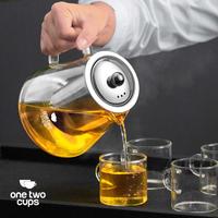 Gambar WW Teko Teh Kaca Tahan Panas Api Termurah Pemanas Tempat Coffee Rebusan Tea Cina Tekko Herbal Murah - 1300ml, Transparan dari WONGSOWANGI undefined 4 Tokopedia