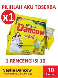 Gambar [H7y] Susu Dancow Sachet FortiGro Putih 27 Gram - (1 RENCENG ISI 10 SACHET) dari JUYRAS LADAAET985 undefined 2 Tokopedia