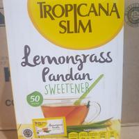 Gambar aar_  Tropicana Slim Lemongrass Pandan Sweetener Box Isi 50 Gula Diet dari Waniyah undefined 1 Tokopedia