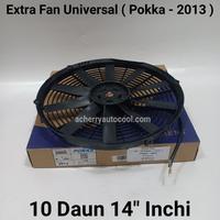 Gambar Bako Baco Extra Fan Universal Tambahan 14 Inchi 10 Daun 12 Volt Pokka dari dilinaday undefined 1 Tokopedia