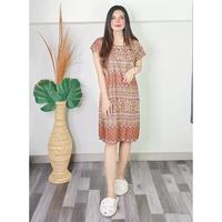 Gambar DB Meguri Baju Tidur Daster Dress Viral Bali Batik - DB Meguri Hijau dari Trust Now undefined 5 Tokopedia