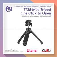 Gambar ULANZI TT38 One Click Open Grip Tripod Vlog Portable on Top Handle / Mantis / Other Mode for Smartphone HP / Camera (TT 38) dari G-Rex undefined 1 Tokopedia