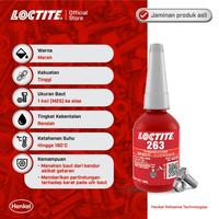 Gambar Henkel LOCTITE 263 Threadlocker Lem Baut 10 ml dari RABOT KITA01 undefined 2 Tokopedia