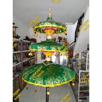 Gambar payung susun 3 hijau bunga payung keraton payung tedung payung dekorasi jaranan dari Matthew store undefined 2 Tokopedia