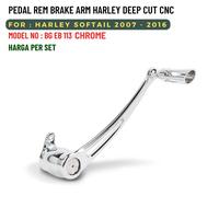 Gambar Ready Stock Pedal Rem Brake Arm Deep Cut Cnc Harley Softail 2007-2016 Bg Eb 113 Chrome .Barang Terbaru dari douglasstore undefined 1 Tokopedia