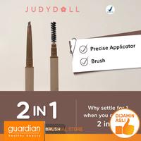 Gambar Judydoll Triangular Eyebrow Pen 2 in 1 Aplikator dan Brush #01 Ash Brown 0.08Gr dari Guardian Official Store undefined 3 Tokopedia