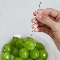 Gambar JUWI Tusukan Buah Coctail Pick Garnish Decoration Stainless Steel - J-105 - Silver, Cylinder dari LAWTON STOREE undefined 4 Tokopedia