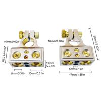 Gambar 2Pcs Car Battery Terminal Connectors 0/2/4/8/10 Gauge Positive Negative Auto Car Marine Battery Terminal Connectors Shims Cover dari Store Onah undefined 5 Tokopedia