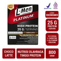 Gambar New L-Men Platinum Whey With Isolate Choco Latte Refill 800Gr Lmen Termurah dari Taffra Store undefined 3 Tokopedia