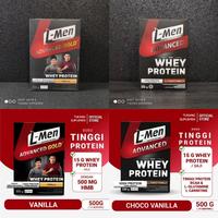 Gambar New Lmen L-Men Hi Protein Whey Advanced Choco Vanilla 500Gr Whey Protein Termurah - Vanilla dari Taffra Store undefined 2 Tokopedia