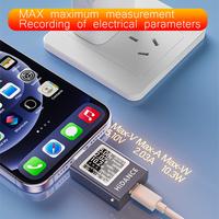 Gambar HiDance USB Type C Tester Digital Display PD3.1 Voltage DC 4.5-50V 0-12A Voltmeter Ammeter Power Charging - T1 - BW dari reva ramadani undefined 3 Tokopedia