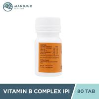 Gambar IPI Vitamin B Complex 80 Tablet - Memelihara Kesehatan Tubuh dari Apotekmandjurofficial undefined 4 Tokopedia
