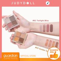 Gambar Judydoll 4 Colors Eyeshadow #62 Golden Summer 4.8Gr  - Natural Glam Eyeshadow, Blendable Buildale Formula, No Fall Out dari Guardian Official Store undefined 5 Tokopedia