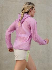 Gambar HOKA Skyflow Jacket Running Jacket Pink Twilight Waterproof Jacket Light Running Windbreaker Jacket jaket running jogging gym original waterproof windproof wind breaker anti air anti angin outdoor jaket lari - L dari Lavendura undefined 4 Tokopedia