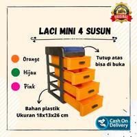 Gambar Laci Susun 3 Kecil / Laci Mini / Mini Container / Laci Plastik / Lemari / Tempat Obat / Laci 3 Susun / Serbaguna / Loker dari digstoreed undefined 1 Tokopedia
