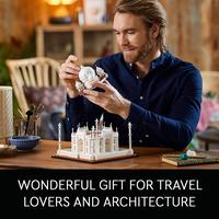 Gambar LEGO Architecture Taj Mahal 21056 Display Model Bricks Toy Building Set  Adults Birthday Age 18+ Birthday Gift (2022Pieces) dari MIRNA GROSIR808 undefined 4 Tokopedia