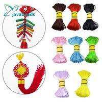 Gambar Tali satin simpul Cina untuk membuat gelang dan kalung 1mm dari Tokoku2347 undefined 5 Tokopedia