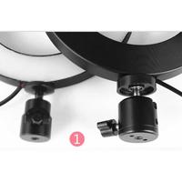 Gambar Lampu LED Halo Ring Foto Studio Light Kamera Adjustable Mount Ballhead dari Sabina Kitchen Housewares undefined 3 Tokopedia