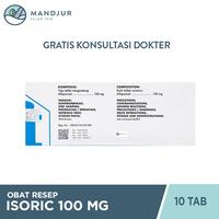 Gambar Isoric 100 mg 10 Tablet / Obat Asam Urat & Radang Sendi dari Apotekmandjurofficial undefined 2 Tokopedia