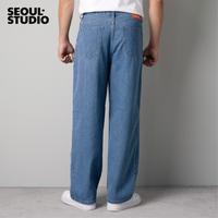 Gambar [SEOUL STUDIO] Loose Fit Jeans Celana Tebal Panjang Pria LakiLaki HAPPY SHOPPING DAN TERIMAKASIH . dari NRA99 undefined 1 Tokopedia