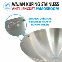 Gambar Calypso Wajan Penggorengan 30cm Stainless Steel Diameter 30 cm dari kartinicell 2 undefined 5 Tokopedia