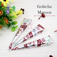 Gambar SN07 Golecha Henna / Hena Deezee Cone Maroon HEENA TANGAN Import India dari siti maemunahb undefined 3 Tokopedia