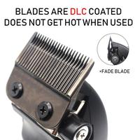 Gambar Professional Hair Clipper Hair Cutting Machine Electric Men's Trimmer with Seat Charger 8000RPM DLC Coated Blades New Model dari david pedia2 undefined 2 Tokopedia