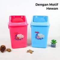 Gambar Maspion Tempat Sampah Plastik Kotak 5 liter Warna dari manolistore undefined 4 Tokopedia