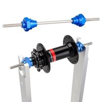 Gambar TOOPRE Bicycle Tire Fixation Adapter for Wheel Truing Stands 12/15/20mm Hub Repair Tool 200mm Length Bike Accessories dari Olshop Dianila undefined 2 Tokopedia