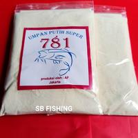 Gambar tnd Pelet 781 putih super halus AF putih umpan ikan mas - nila - mujaer- umpan pancing 781 halus - umpan putih dari 221_store undefined 1 Tokopedia