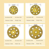 Gambar MP Diamond Mata Gerinda 20-30mm 12in1 AI31 / Disc Cutting - 20mm dari Masterperkakas Official undefined 3 Tokopedia