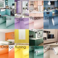 Gambar Stiker PVC Paper Warna Polos Peach Lilac Orange Per Roll Untuk Meja Lemari Pintu Kayu Dekorasi Kitchen Set Dapur Wallpaper Dinding Kamar dari sedutstore undefined 1 Tokopedia